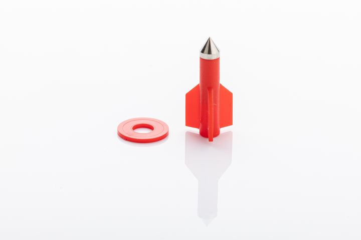 Mercury Rise Self Defense Steel Tip Dart and Gasket for Torpedo Revolver Pistol (100 Counts Per Jar)